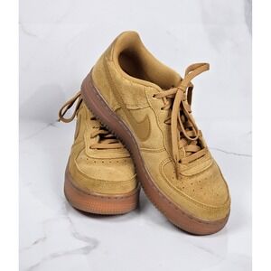 Nike Air Force 1 Low WB GS Wheat Gum Brown Suede Sneakers BQ5485-700 5.5Y/7Women